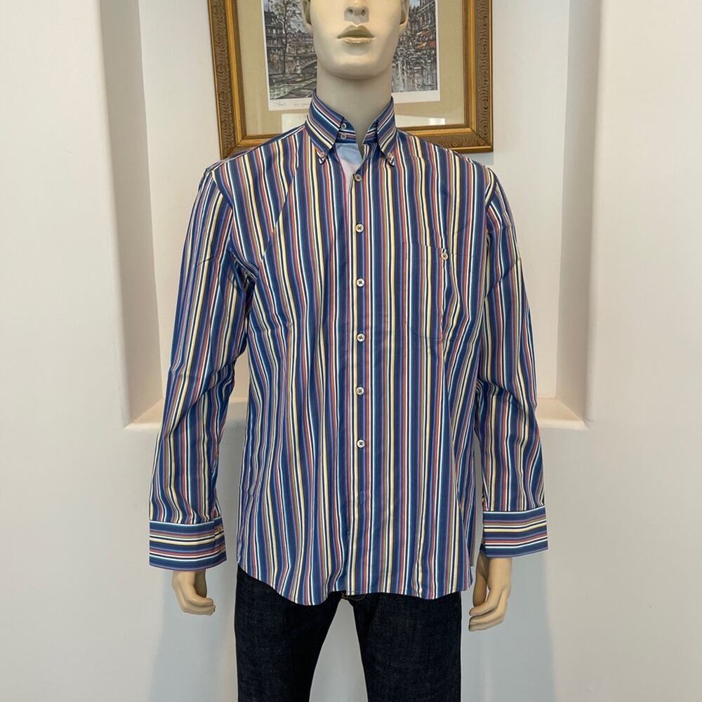 Patrick James Reserve Men's Dress Shirt size M, 39/40, 15.5 BNWOT